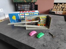 JOUET ANCIEN GARAGE VOITURES MECANIQUE WINDUP URSS RUSSIE RUSSIA ANNEES 80 MIB