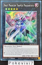 Carte YU-GI-OH! HAUT MAGICIEN TRAPEZE MAGEARTISTE MZTM-FR055 SR NEUF