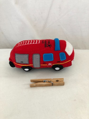 Peluche camion pompiers - peluche,