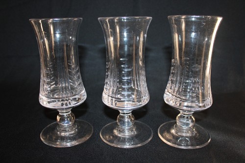 Anciens verres bistrot à - 3,