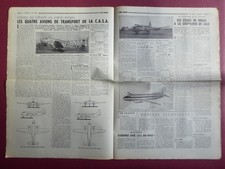 8/1953 ARTICLE 2 PAGES AVION TRANSPORT CASA 202 HALCON AZOR ALCOTAN CASA 208
