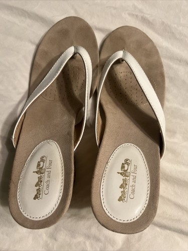 Coach and four sandals - and, sz