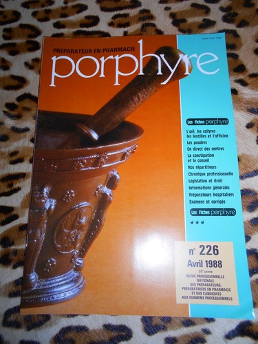 Revue porphyre préparateur - porphyre,,