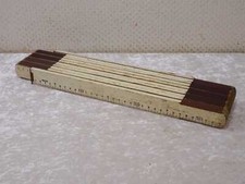 KJUZ76 - Design XXL Règle En Bois 3 M - Vintage