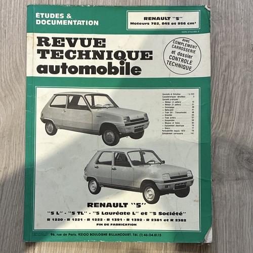 Rta revue technique - revue, automobile