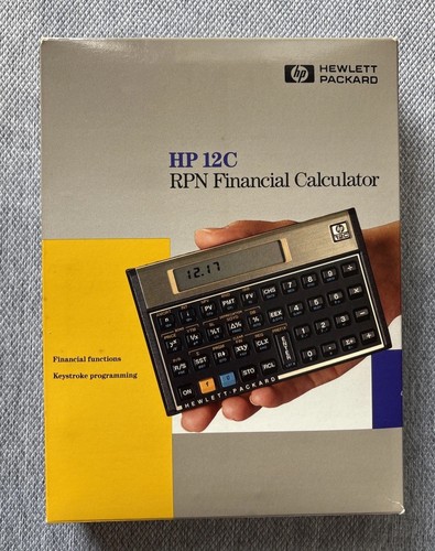 Vtg hewlett packard - hewlett, rpn