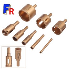 8 × Foret Diamant Scie Cloche Pro Outils de perçage 8 types Processus de brasage