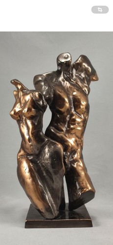 Sculpture bronze signe lohe - sculpture,