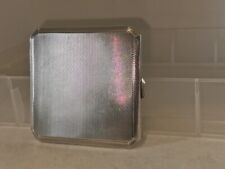 Antique 925 Silver Silver Lion Passant Punch Cigarette Case 180gr. Art,