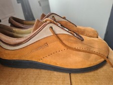 Helvesko, chaussures confortables pour hommes en cuir suédé marron élégant de...