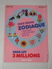 AFFICHE LOTERIE NATIONALE