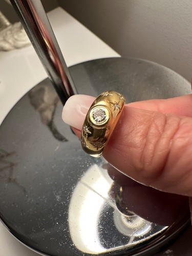 Bague jonc jaune - en, 18