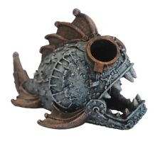 Aquarium Poisson Décoration Steam Punk Piranha Angler Poisson 25cm. Superbe