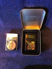 Lot de deux briquets Tristar American Trucker et Star-I-Ecusson Corse