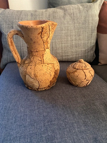 Ensemble vase pot liège - et,