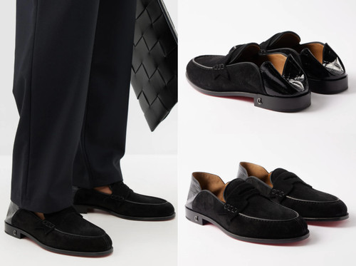 Christian louboutin suede peny - louboutin,