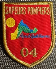ECUSSON PATCH SAPEURS POMPIERS