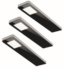 LED Luminaire Sous Meuble Cuisine 3x5 W Ensemble De Lampes Key-Panel Noir 555109