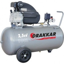 Compresseur d'air 2.5CV 100 litres 230V