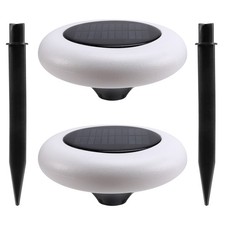 Lampes Solaires D'Extérieur en Forme de Soucoupe Volante, Lampes Rondes, Pr3299