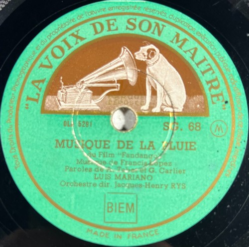 Luis mariano musique de la - luis, :
