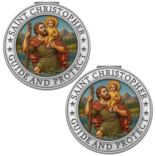 Médaille saint christophe - médaille, de