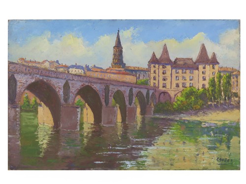 Tableau huile signé - tableau,