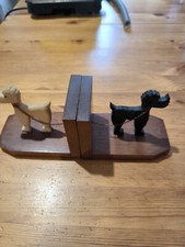 Serre Livre Bois Et Bakélite Caniche