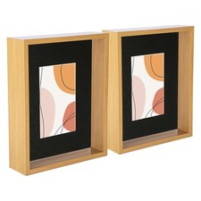 2x 3D Cadres photo debout 8 x