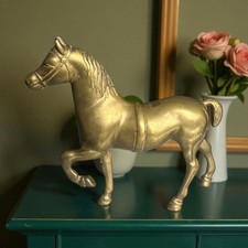 Cheval en laiton vintage –