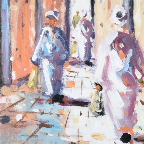 Tableau huile sur toile rue - huile,