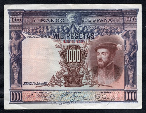 Espagne 1000 pesetas - 1000, etat