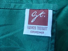 nappe rectangulaire + 10 serviettes Garnier Thiébaut