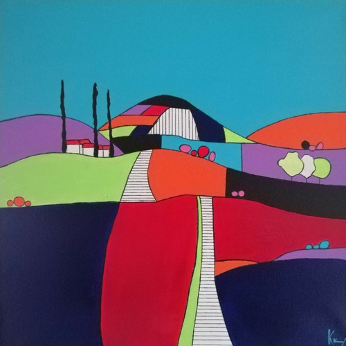 Tableau peinture paysage - tableau,, peinture,