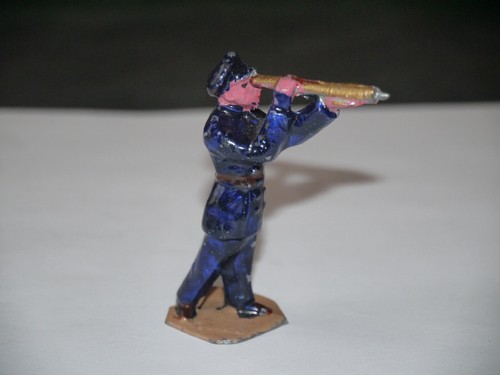 Figurine plomb marin bleu - ,
