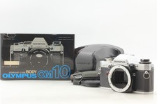 【PRESQUE COMME NEUF avec boîte】Olympus OM10 Silver Manual Adapter 35mm Film...