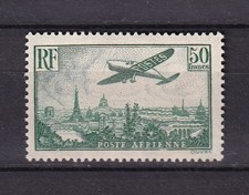 POSTE AERIENNE / N° 14 NEUF** COTE 2000€ / 2 SCANS 