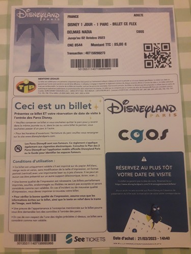 Pass euro disney - pass, disneyland