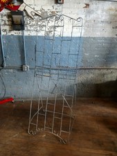 Galvanized Funeral Card Rack