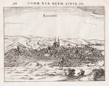 Eisleben Lutherstadt Sachsen-Anhalt Gravure En Cuivre Bertius 1616 327494