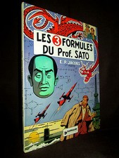 BD BLAKE & MORTIMER 10 «3 FORMULES du Prof. SATO» 1er Partie E.O. 1977 T.B.E !!!