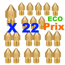 Buse MK8 1.75 de Ø 0.1 à 0.8 imprimante Printer 3D Extruder Anet Creality Ender3