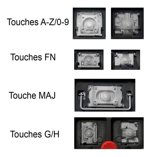 Touche clavier pour lenovo - pour,