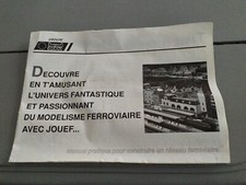 Jouef train électrique HO manuel de construction réseau ferroviaire 1993