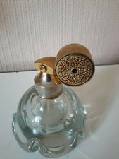 VAPORISATEUR PARFUM CRISTAL VINTAGE MARCEL FRANCK SGDG MONTURE ESCALE PLAQUE OR