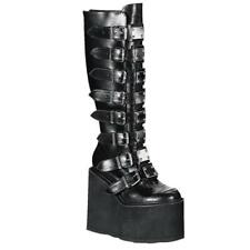 Bottes Gothiques À Plateforme Demonia SWING-815-BLK-PU