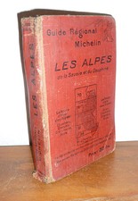 GUIDE MICHELIN  1927  régionaux LES ALPES     mar04