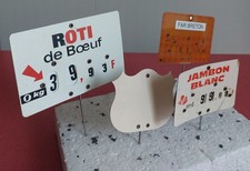 Étiquettes  X 4 de boucherie