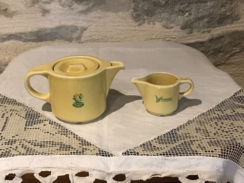 Duo théière pot lait - et, à