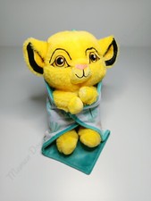 Peluche/Doudou Couverture Simba Roi Lion Jaune Vert Turquoise Blanc Disney Kiabi